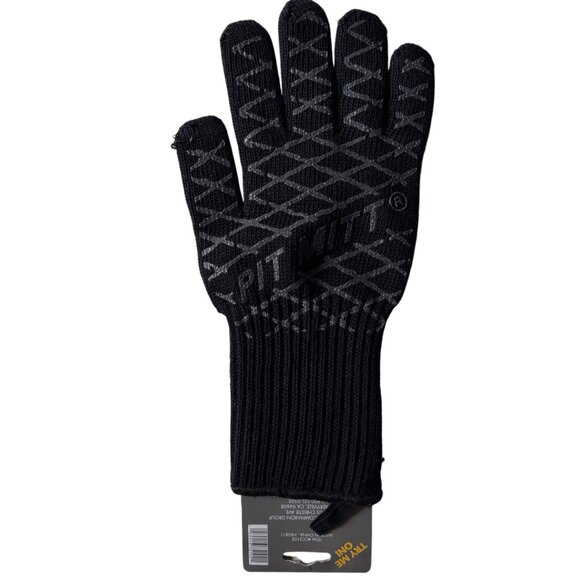 Pit Mitt BBQ Grill Glove Heat Resistant 475F Reversible Aramid Fiber Protection - Picture 3 of 9